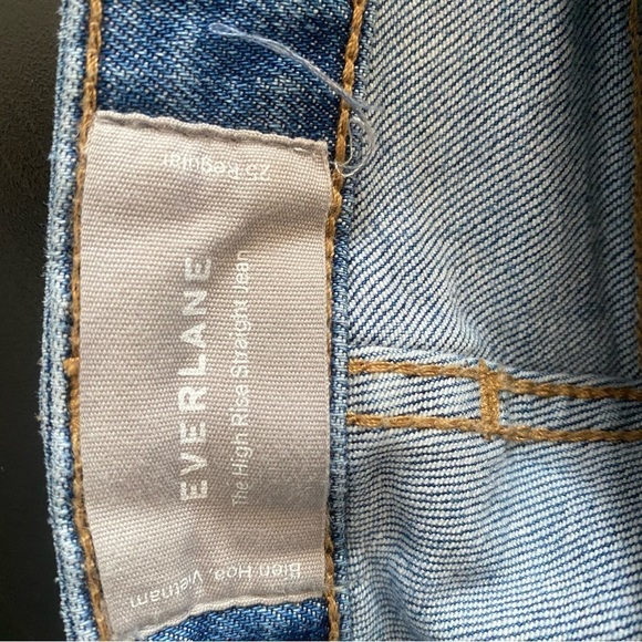 Everlane High-Rise Straight Leg Jeans – Size 25 Regular - Picture 9 of 10